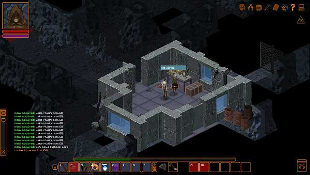 In the next location, you will find Old Jonas, who will tell you a lot about the caves that you are currently in - Good start | Crafting and trading - Crafting and trading - Underrail Game Guide