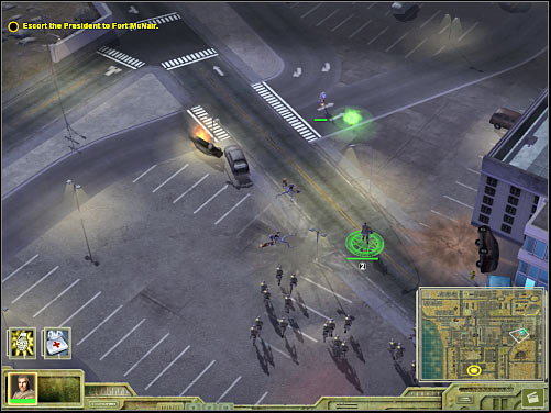 I would recommend moving all the way to the south end of the map - Mission 2 - part 1 - Prelude - Universe at War: Earth Assault - Game Guide and Walkthrough
