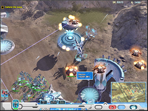 Sixth objective: Rebuild the Flow Generator in the highlighted area - Mission 1 - part 2 - Novus - Universe at War: Earth Assault - Game Guide and Walkthrough