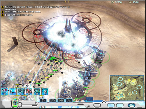Head on to the final target - Mission 4 - part 2 - Novus - Universe at War: Earth Assault - Game Guide and Walkthrough