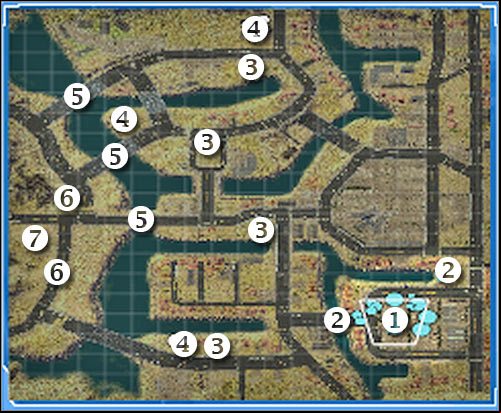 Map legend - Mission 5 - part 1 - Novus - Universe at War: Earth Assault - Game Guide and Walkthrough