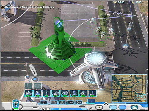 Second objective: Help General Moore rescue the pinned aircraft - Mission 5 - part 1 - Novus - Universe at War: Earth Assault - Game Guide and Walkthrough