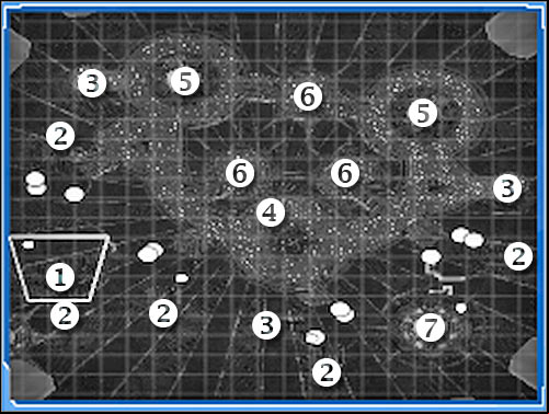 Map legend - Mission 6 - part 1 - Novus - Universe at War: Earth Assault - Game Guide and Walkthrough