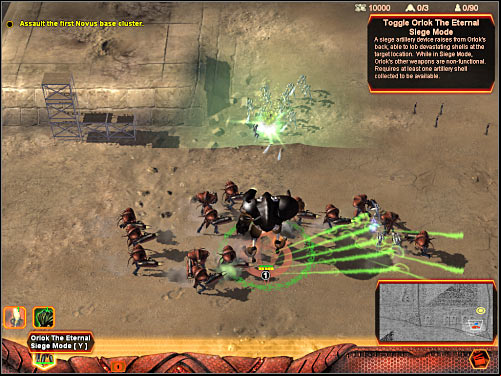 I wouldn't recommend making any unnecessary stops, because you would only have to deal with additional enemy troops - Mission 1 - part 1 - Hierarchy - Universe at War: Earth Assault - Game Guide and Walkthrough