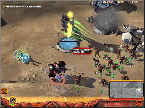 1 - Mission 1 - part 1 - Hierarchy - Universe at War: Earth Assault - Game Guide and Walkthrough