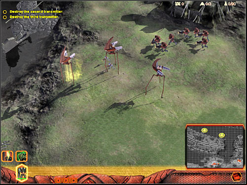 1 - Mission 3 - part 1 - Hierarchy - Universe at War: Earth Assault - Game Guide and Walkthrough