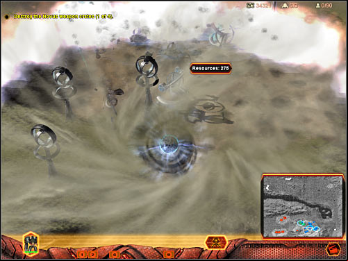 You've only got two more crates to blow up - Mission 4 - part 1 - Hierarchy - Universe at War: Earth Assault - Game Guide and Walkthrough