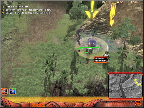 You won't receive any additional orders for the time being, however your previous objective hasn't changed - Mission 5 - part 2 - Hierarchy - Universe at War: Earth Assault - Game Guide and Walkthrough