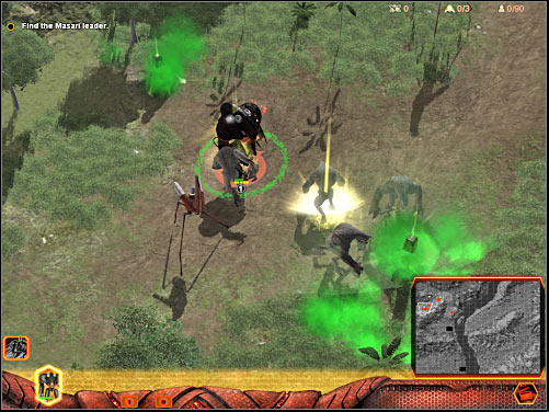 I urge you to observe Orlok's health bar - Mission 5 - part 2 - Hierarchy - Universe at War: Earth Assault - Game Guide and Walkthrough
