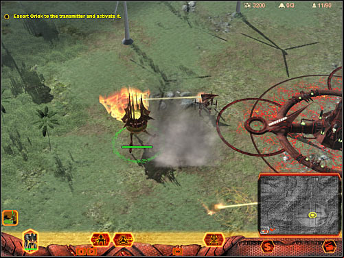 You should notice that a Masari ship has appeared on the map - Mission 6 - part 1 - Hierarchy - Universe at War: Earth Assault - Game Guide and Walkthrough