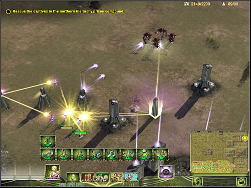 Start moving your army to the north - Mission 1 - part 3 - Masari - Universe at War: Earth Assault - Game Guide and Walkthrough