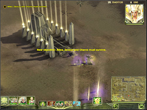 Choose your Architect units, because you will have to build some additional structures in order to ensure a proper expansion of your base - FINAL MISSION - part 1 - Masari - Universe at War: Earth Assault - Game Guide and Walkthrough