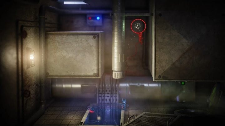 Second secret is in the ventilation shaft. - Foreign Shore and Hideaway | Secrets and Collectibles | Unravel 2 - Secrets and collectibles - Unravel 2 Game Guide