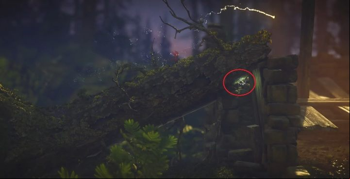 To get this secret you only need to run through a broken branch - Night Swimming | Secrets and Collectibles | Unravel 2 - Secrets and collectibles - Unravel 2 Game Guide