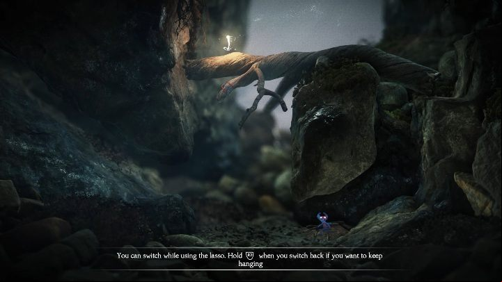 Right after leaving the cave, you will encounter an obstacle - Foreign Shore level walkthrough in Unravel 2 - Walkthrough - Unravel 2 Game Guide