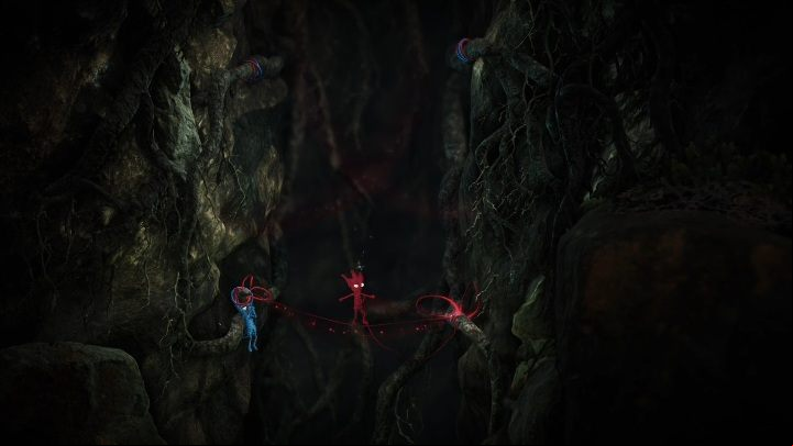 Inside the next cave, you have to create two bridges - Foreign Shore level walkthrough in Unravel 2 - Walkthrough - Unravel 2 Game Guide