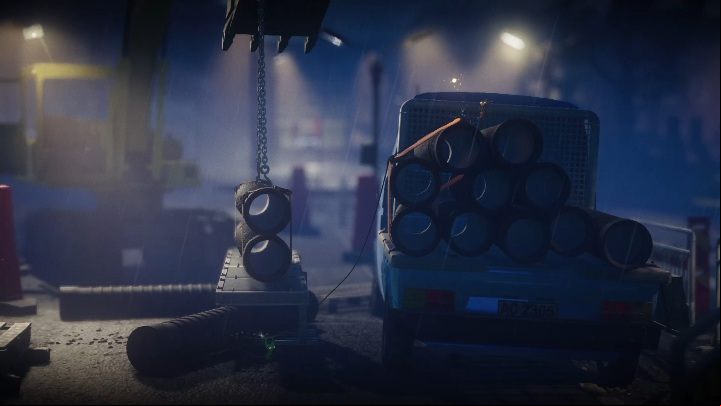 You will encounter a truck with some pipes - Hideaway level walkthrough in Unravel 2 - Walkthrough - Unravel 2 Game Guide