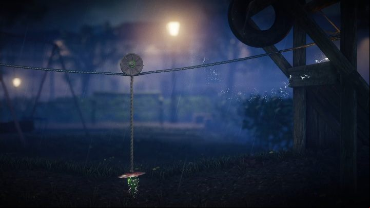 Take a step right and you will see a swing - Hideaway level walkthrough in Unravel 2 - Walkthrough - Unravel 2 Game Guide
