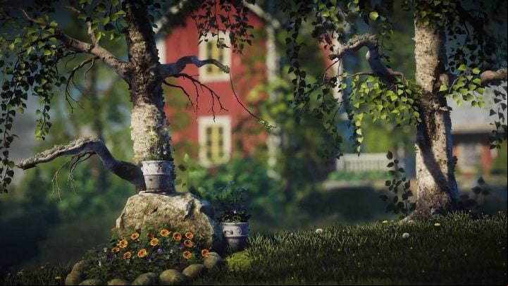 One of the first more difficult things here is using the branches to get around - Little Frogs level walkthrough in Unravel 2 - Walkthrough - Unravel 2 Game Guide