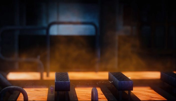 The piece will continue to go to the pipes that serve as trampolines - Is That All There? level walkthrough in Unravel 2 - Walkthrough - Unravel 2 Game Guide