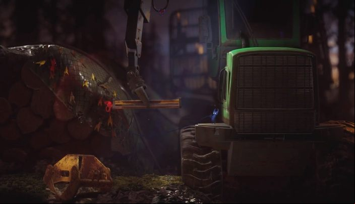 Going further will take you to the excavator - Ashes To Ashes level walkthrough in Unravel 2 - Walkthrough - Unravel 2 Game Guide