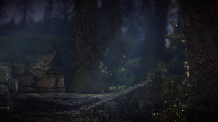 Push the brick down to the boards - Nightswimming level walkthrough in Unravel 2 - Walkthrough - Unravel 2 Game Guide