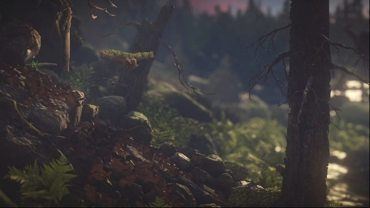 Leave one character on the branch and jump down with the other; attach the yarn to the rock wedging the big stone - Nightswimming level walkthrough in Unravel 2 - Walkthrough - Unravel 2 Game Guide