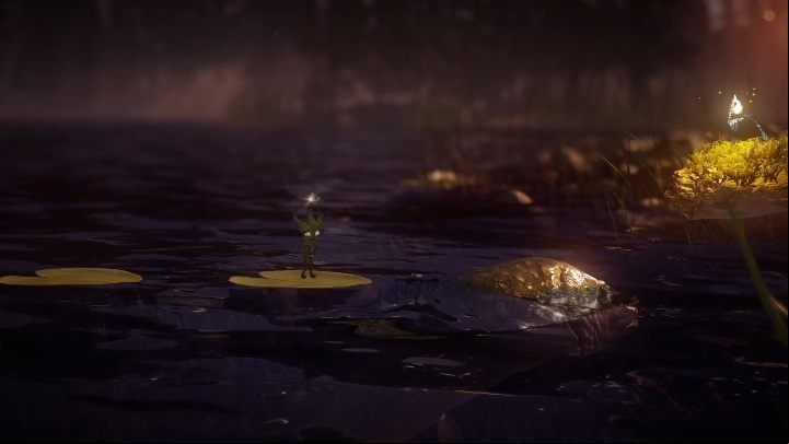 A moment later you will have to use the help of fish - Nightswimming level walkthrough in Unravel 2 - Walkthrough - Unravel 2 Game Guide