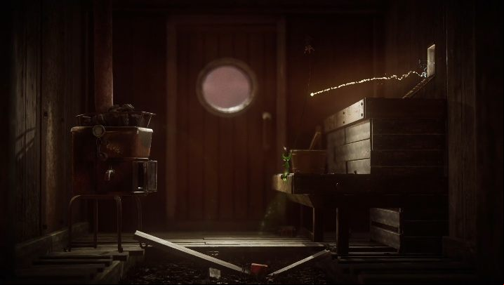 Roll up the yarn and push the brick down - Nightswimming level walkthrough in Unravel 2 - Walkthrough - Unravel 2 Game Guide