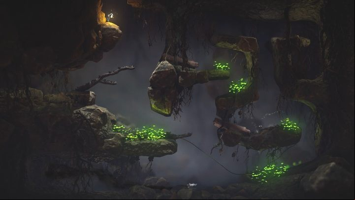 To make it out of the cave - How to leave the Little Frogs cave in Unravel 2? - FAQ - Unravel 2 Game Guide