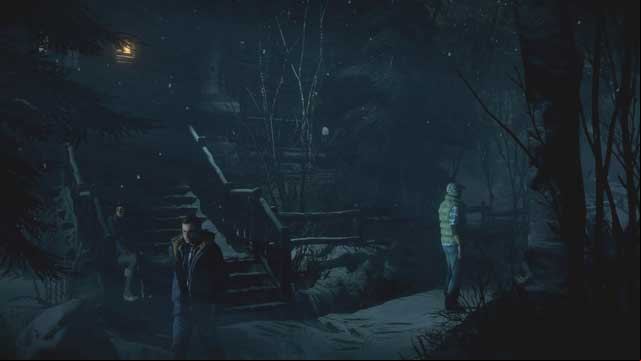 Go down, in the direction in front of the stairs - Until Dawn: Episode 2 - Walkthrough - Walkthrough - Until Dawn Game Guide & Walkthrough