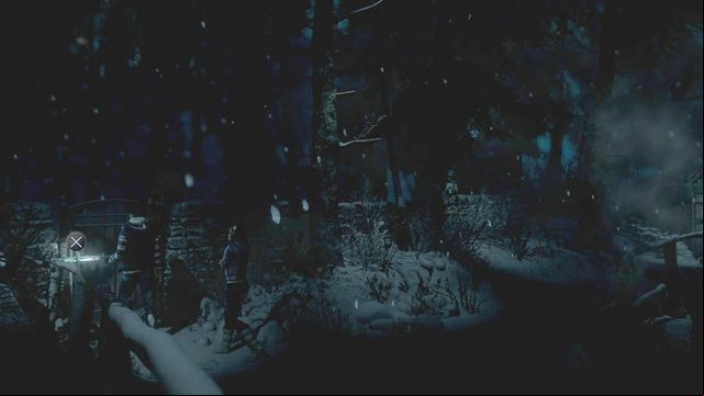 There is a gate on the left side - until you activate the generator on the right, its impossible to open it - Until Dawn: Episode 2 - Walkthrough - Walkthrough - Until Dawn Game Guide & Walkthrough