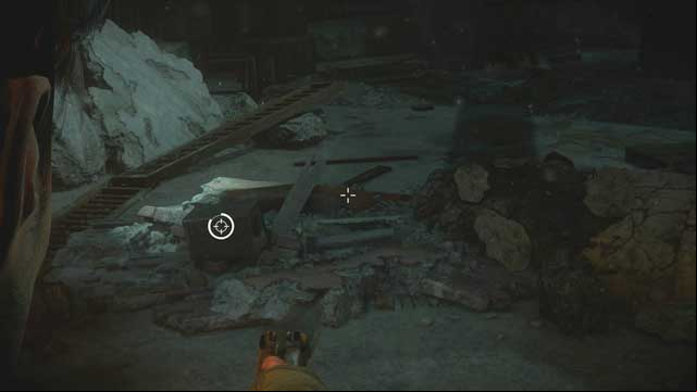 Do not fire at the crate that drops, after you enter the room - Until Dawn: Episode 9 - Walkthrough - Walkthrough - Until Dawn Game Guide & Walkthrough