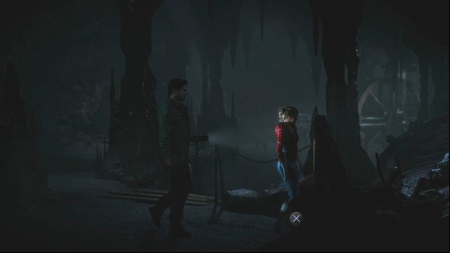 The fortune totem next to the descent to the water reservoir - Until Dawn: Episode 10 - Walkthrough - Walkthrough - Until Dawn Game Guide & Walkthrough