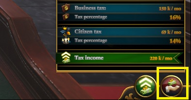 Another function of the in question, is connected to taxes - City Council | Politics - Politics - Urban Empire Game Guide