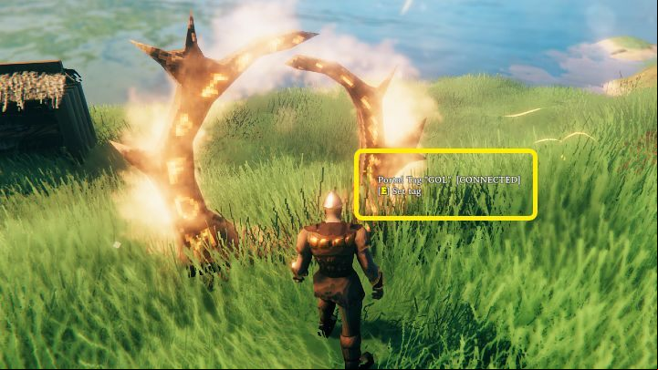 When you build the second portal, wait a moment for it to activate - the screen will show Connected - Valheim: Portals - Basics - Valheim Guide