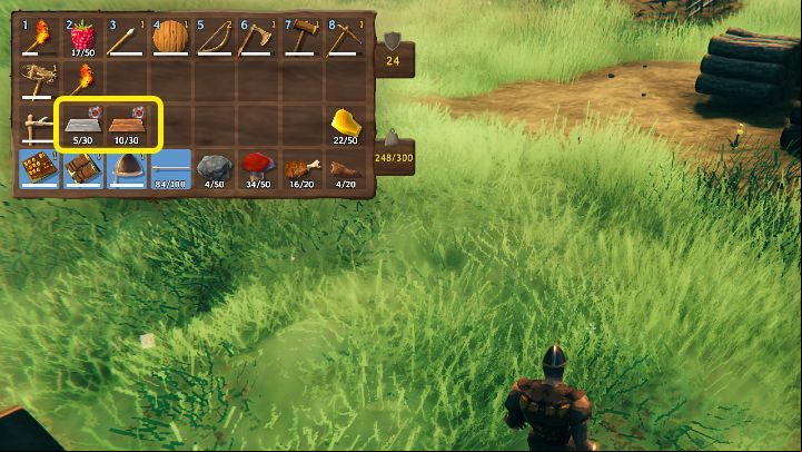 Items that cannot be teleported are easy to recognize because they have a distinctive crossed-out portal icon - Valheim: Portals - Basics - Valheim Guide