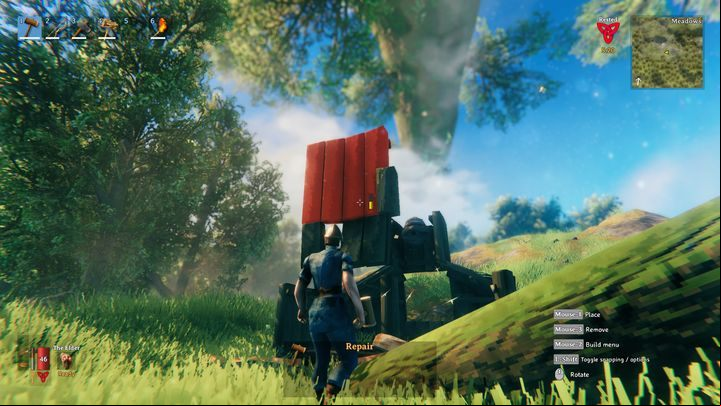 A tool is subject to wear and tear when using it (defined by the bar shown below it) When its durability goes down to zero, you won't be able to use it anymore - Valheim - beginners guide - Basics - Valheim game guide