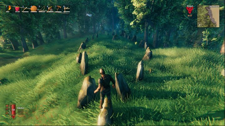 Some of the treasures in the world of Valhem are buried in very distinctive locations marked by stones that have been arranged to form the shape of a ship - Valheim: Buried Treasure - how to find it? - Exploration and survival - Valheim Guide