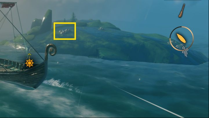 Keep in mind that the Kraken will remain in the same spot until you hit it - Valheim: Chitin - how to get it? - Raw materials - Valheim Guide