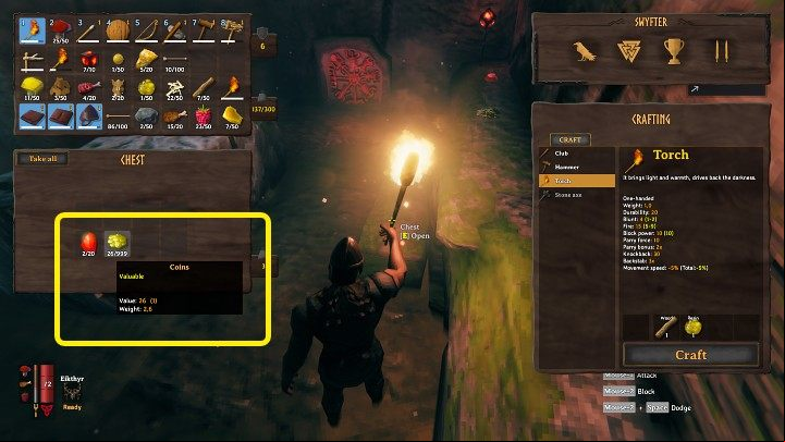 Coins in Valheim can be found during world exploration: they are hidden in Burial Chambers or Buried Treasures, but sometimes they can also drop from Trolls - Valheim: Coins - what are they for, how to get them? - Basics - Valheim Guide