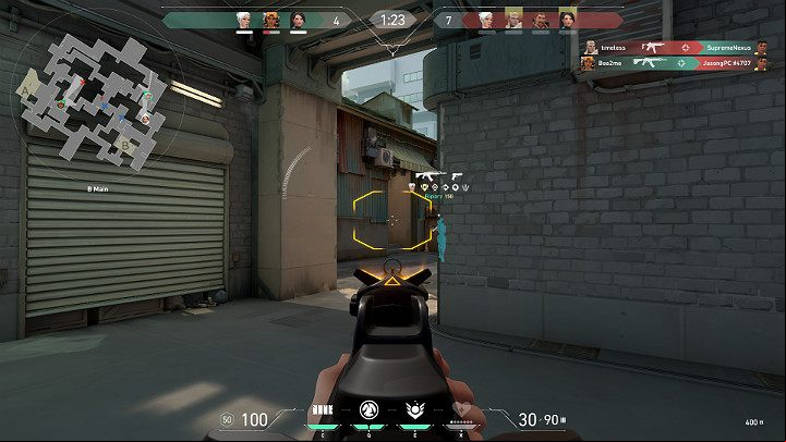 Each weapon in Valorant has a recoil, which makes it necessary to adjust the crosshair position in order to hit a specific body part when firing a longer series - Valorant: How to shoot? tips - Basics - Valorant Guide