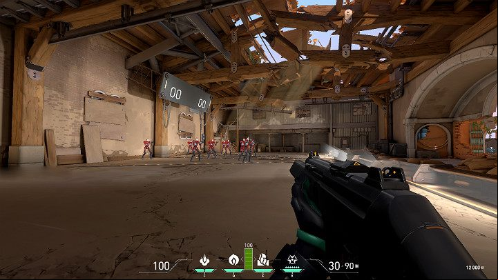 Shooting while in crouching position is especially important for weapons with enormous bullet spread, such as Stinger, Vandal, and Ares - Valorant: How to shoot? tips - Basics - Valorant Guide