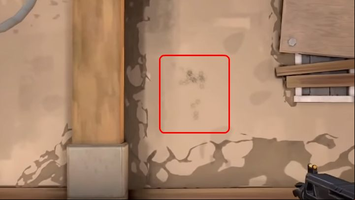The image above shows an example of the Frenzys spread, one of the weapons in Valorant - Valorant: Sidearm weapons guide - Classic, Shorty, Frenzy, Ghost, Sheriff - Weapons - Valorant Guide