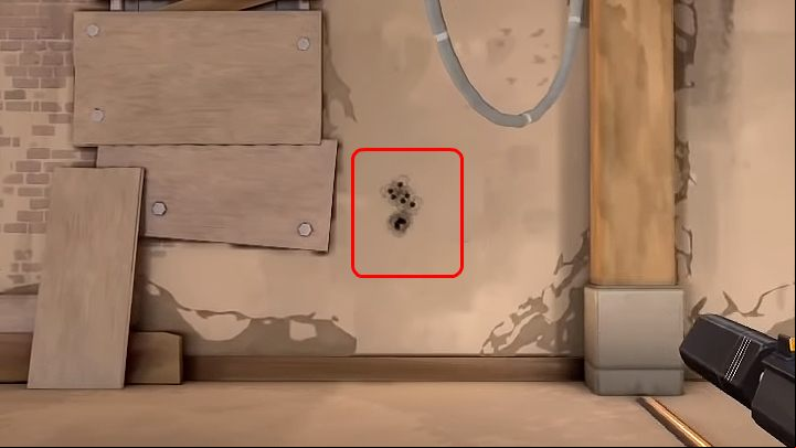The image above shows an example of the Ghosts spread, one of the weapons in Valorant - Valorant: Sidearm weapons guide - Classic, Shorty, Frenzy, Ghost, Sheriff - Weapons - Valorant Guide