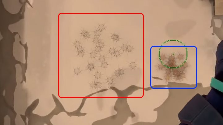 The image above shows an example of the Buckys spread, one of the weapons in Valorant - Valorant: Shotguns guide - Bucky, Judge - Weapons - Valorant Guide
