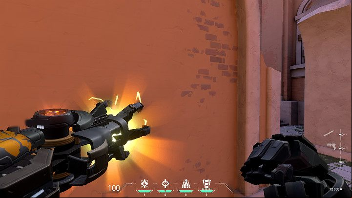 While using the Flashpoint skill, you dont have to worry that you may blind yourself - Valorant: Breach (Initiator) - skills, features, tips - Characters - Valorant Guide