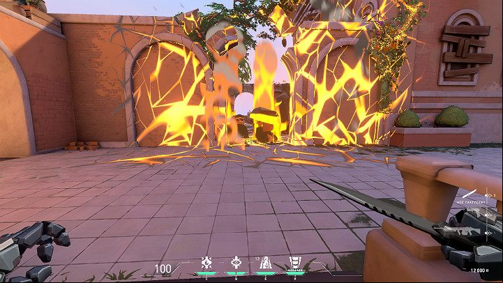 It is worth noting here that the Rolling Thunder ability doesnt cause any damage and is only used for crowd control (for example, when you want to take over the bomb planting spot) - Valorant: Breach (Initiator) - skills, features, tips - Characters - Valorant Guide