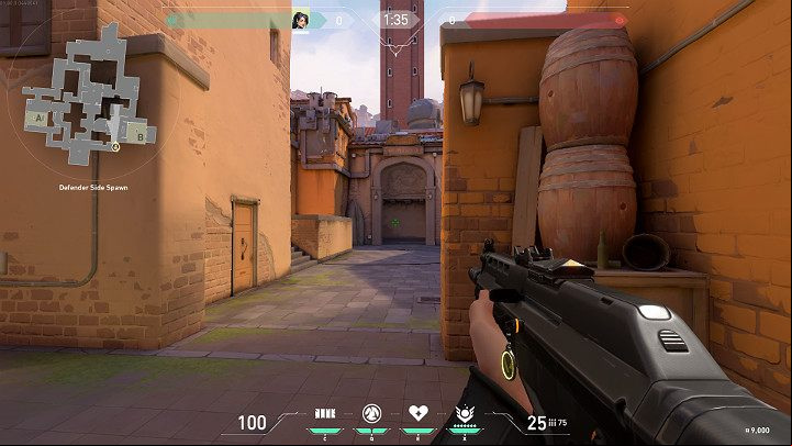 There is one automatic armored door at B plant site - Valorant: Ascent map description for defenders and attackers, callouts - Maps - Valorant Guide