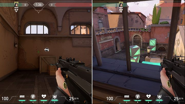 If you are playing Sage and want to attack site B you can do a quick reconnaissance through the window, but you will have to use the Barrier Orb to do so - Valorant: Ascent map description for defenders and attackers, callouts - Maps - Valorant Guide
